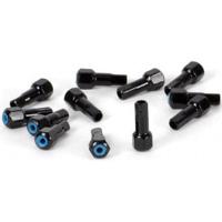 Alpina abs spaaknippels 14g/15.0mm/ø4/fg2.3 messing zwart (144 st.) - thumbnail