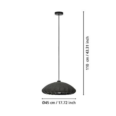 Eglo Stoffen hanglampBarlaston Ø 45cm - 43961