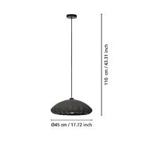 Eglo Stoffen hanglampBarlaston Ø 45cm - 43961 - thumbnail
