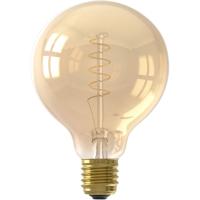 Lichtbron Globelamp Flex 9,5 cm Goud E27 - thumbnail