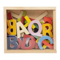 Small Foot - houten magnetische letters kleur, 37dlg. - thumbnail