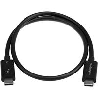 StarTech.com 0.5M THUNDERBOLT 3 CABLE 0.5m Thunderbolt 3 (40Gbps), TBLT34MM50CM - thumbnail