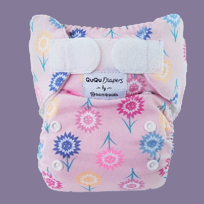 Bamboolik QuQu Pocketluier Bamboe - 4 prints - Sweet Pink