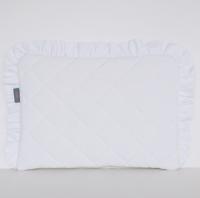 Dolly Gewatteerd Kussen Wit 37x48cm - thumbnail