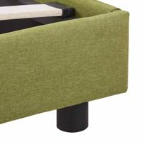 Bedframe zonder matras 135x190 cm groen - thumbnail