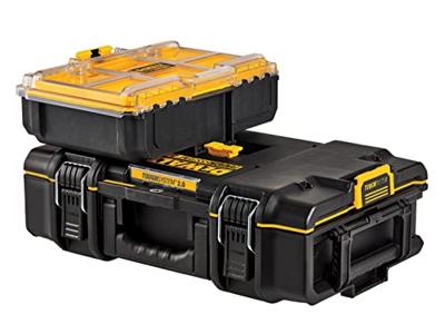 DEWALT ToughSystem 2.0 Halfdiepe Organizer gereedschapskist - thumbnail