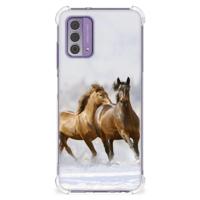 Nokia G42 Case Anti-shock Paarden - thumbnail