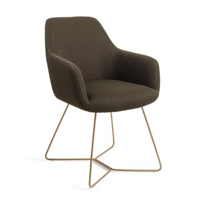 Jesper Home Hiroo eetkamerstoel beehive gold Jungle Jewel Jesper Home Hiroo eetkamerstoel beehive gold Jungle Jewel