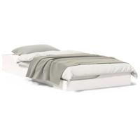 Bedframe Wit 75 x 190 cm Massief grenenhout - thumbnail