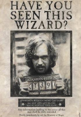 Poster Harry Potter - Wanted Sirius Black 61x91,5cm