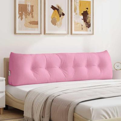VidaXL Rugkussen roze 180 x 24 x 50 cm stof