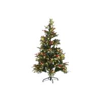 Kerstboom Home ESPRIT Rood Groen PVC Metaal 95 x 95 x 150 cm - thumbnail