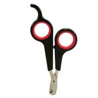 Nagelknippers, zwart, rood, 6 x 0,5 x 11,5 cm, huisdieren (24 stuks) - thumbnail