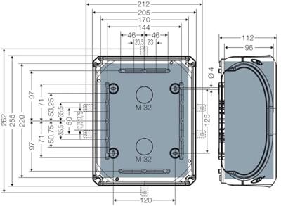 Hensel 62000070 Verdeeldoos Halogeenvrij, Verzegelbaar, Weerbestendig (l x b) 255 mm x 205 mm 1 stuk(s) Hensel 62000070 Verdeeldoos Halogeenvrij, Verzegelbaar, Weerbestendig (l x b) 255 mm x 205 mm 1 stuk(s)