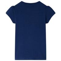 Kindershirt 140 marineblauw - thumbnail