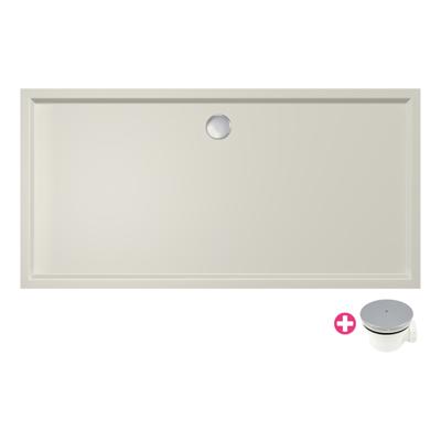 Douchebak Xenz Mariana | 160x80x4 cm | Incl.Afvoersifon-Chroom | Acryl | Rechthoekig | Pergamon glans Douchebak Xenz Mariana | 160x80x4 cm | Incl.Afvoersifon-Chroom | Acryl | Rechthoekig | Pergamon glans