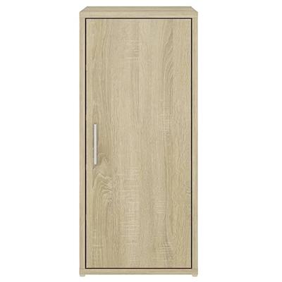 Schoenenkast 32x35x70 cm spaanplaat sonoma eikenkleurig