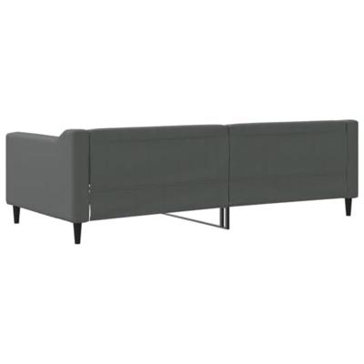Slaapbank 90x200 cm stof donkergrijs Slaapbank 90x200 cm stof donkergrijs