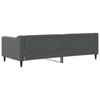 Slaapbank 90x200 cm stof donkergrijs - thumbnail