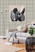 Dutch Wallcoverings Sauvage Ruit - Beige - thumbnail