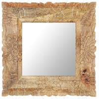 VidaXL Spiegel 50x50 cm massief mangohout - thumbnail