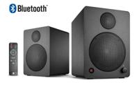 Wavemaster CUBE MINI white - luidsprekersysteem (36 watt) met Bluetooth-streaming, digitale aansluiting en IR-afstandsbediening, actieve boxen, gebruik voor TV/tablet/smartphone, wit (66371) - thumbnail