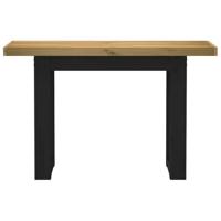 Wandtafel NOAIN U-vormige poten 120x30x75 cm massief hout - thumbnail