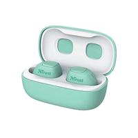 Trust Mobile Nika Compact Draadloze Bluetooth Oordopjes Wireless Earphones, 18 uur speeltijd in totaal, ingebouwde microfoon, TWS, Eén maat, Turquoise - thumbnail