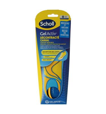 Scholl GelActiv Inlegzolen Casual S Maat 35.5-40.5