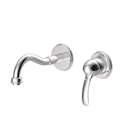 Inbouw Wastafelmengkraan Tres Clasic Gebogen 1 Hendel Chroom Tres