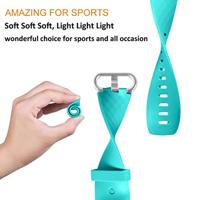 Fitbit Charge 2 siliconen bandje - Maat: Small - Paars - thumbnail