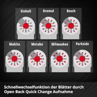 Einhell 708117 17-tlg SB Bimetaal Multitool toebehorenset 1 stuk(s) - thumbnail