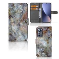 Xiaomi 12 | 12X | Bookcase | Marmer Grijs - thumbnail