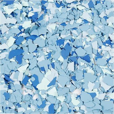 Terrazzo vlokken, blauw, 90 gr/ 1 Doosje Terrazzo vlokken, blauw, 90 gr/ 1 Doosje