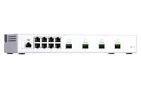 QNAP QSW-M408S netwerk-switch Managed L2 Gigabit Ethernet (10/100/1000) Wit - thumbnail