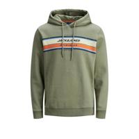 JACK & JONES ORIGINALS hoodie met logo lichtgroen - thumbnail