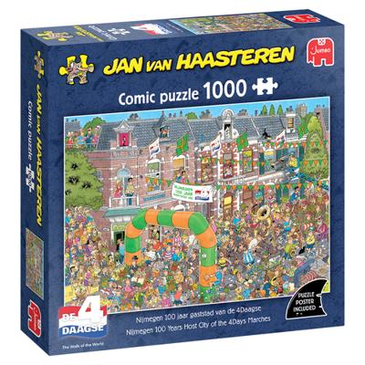 Jan Van Haasteren - Nijmegen 100 Jaar Gaststad van de 4-Daagse Puzzel 1000 stukjes