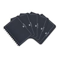 Showalbum Oxford Vario-Zipp A4 25-tassen antraciet | 5 stuks - thumbnail