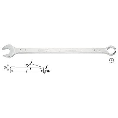 Hazet 600LG-19 600LG-19 Ring-steeksleutel Sleutelbreedte (metrisch) 19 mm