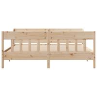 Bedframe zonder matras massief grenenhout 200x200 cm - thumbnail