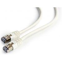 S/FTP Cat6A patchkabel LSZH, wit 5 meter - thumbnail