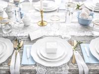 Traktatiedoosjes met gouden takjes print (10st) - thumbnail