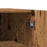 Dressoir 100x36x60 cm bewerkt hout oud houtkleurig - thumbnail