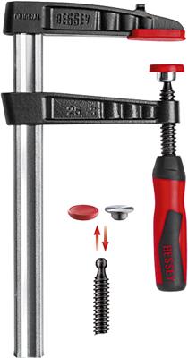 Bessey TG25-2K Schroefklem Spanbreedte (max.):250 mm Afm. werkbereik:120 mm
