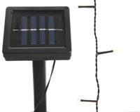 Kerstverlichting solar twinkel 100 lamps warm wit - thumbnail