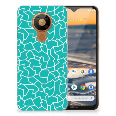 Nokia 5.3 | Hoesje maken | Cracks Blue Nokia 5.3 | Hoesje maken | Cracks Blue