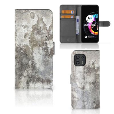 Motorola Edge 20 Lite | Bookcase | Beton Print