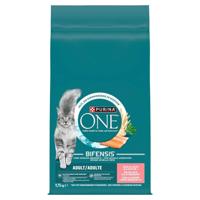 PURINA ONE Bifensis droogvoer voor volwassen katten met zalm en volkoren granen, zak van 9,75 kg - thumbnail
