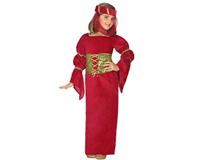 Kostuums voor Kinderen Middeleeuwse Dame Rood Maat 5-6 Jaar - thumbnail