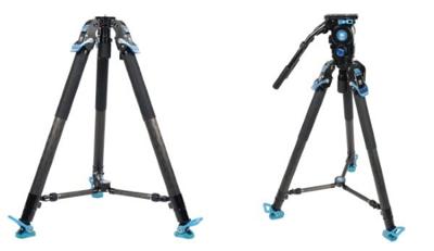 Sirui Video Tripod SVT75 Pro met SVH15 Fluid Head